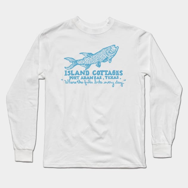 Island Cottages Long Sleeve T-Shirt by HMK StereoType